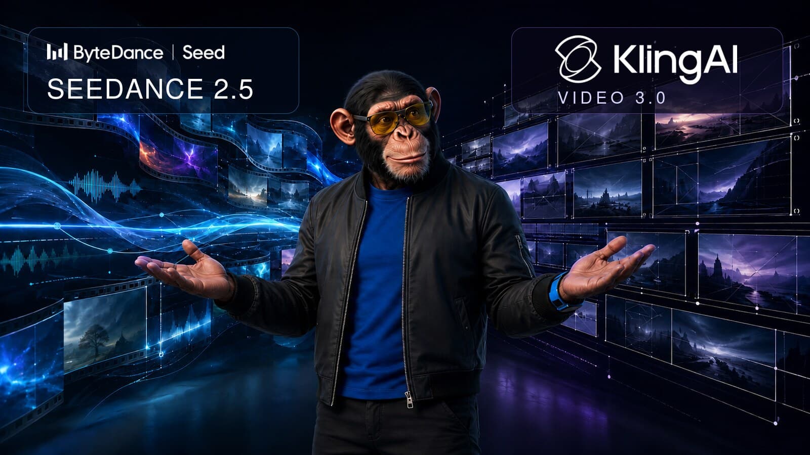 The Choosely Chimp weighs Seedance 2.5's flowing multimodal workflow against Kling Video 3.0's precise storyboard construction.