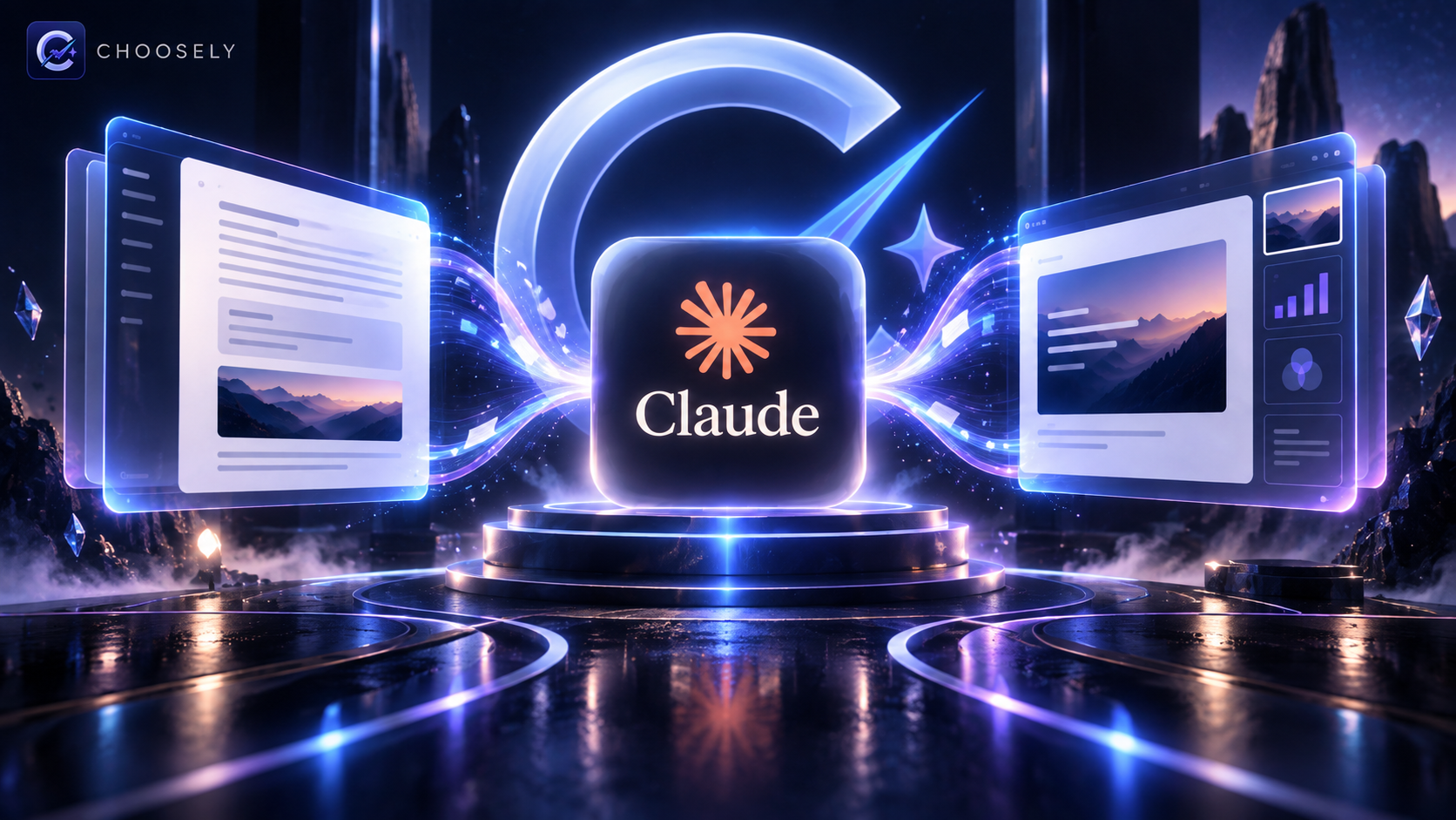 Claude at the center of a unified workspace connecting Claude Docs and Claude Slides